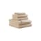 Homeroots Set of Six Beige Cotton Quick Dry Terry Cloth Towels, 6PK 700337 - alternate 1