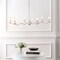 Jonathan Y Shana 35.5" 6-Light Grand Modern Transitional Adjustable Sculptural Wavy Arm Candle-Style Metal LED JYL9558A - alternate 8