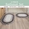 Lavish Home Reversible Bathroom Rug Set, Gray, 2-Pieces, 32 inx20 in/24 inx17 in ST-BATH7-OSG - alternate 5