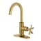 Kingston Brass Single-Handle Bar Faucet, Brushed Brass KSD8507NX - alternate 1
