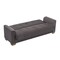 Homeroots 90" Brown Chenille Sleeper Sofa And Toss Pillows 607122 - alternate 7