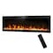 Edendirect 50 in. Insert-Type Electric Fireplace in Black, with Remote, 8H Timer, 5-Speed Flames ZR-WT-F50 - alternate 1