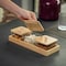 Basicwise Set of 3 Square Glass Jars with Bamboo Lids and Wooden Tray - Rectangular Charcuterie, Snack QI004711.3 - alternate 7