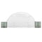 Mytee Products White 21 Oz PVC End Wall 26ft Wide w/ Door for Shipping Container Canopy Shelter CSB-DOOR26 - alternate 7