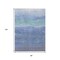 Homeroots 8' X 10' Blue Teal Blue And Sky Blue Abstract Washable Indoor Outdoor Area Rug 618139 - alternate 7