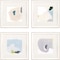 Homeroots Set Of Four Tilt White Framed Print Wall Art, 4PK 416456 - alternate 1