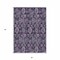 Homeroots 3' X 5' Eggplant Purple And Lavender Damask Washable Indoor Outdoor Area Rug 588160 - alternate 7