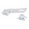 Prime-Line Door and Gate Double Safety Hasp Hinge Latch with Fixed Staple 3-1/2 inch with Screws Zinc Plated U 117130 - alternate 1