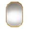 Baxton Studio Pacino Antique Goldleaf Accent Wall Mirror 255-14117-ZORO - alternate 1