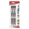 Pentel EnerGel RTX Liquid Gel Pen, Retractable. Medium 0.7 mm, Black Ink, Black/Gray Barrel, 3PK BL77BP3A - alternate 1