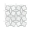 Msi Bianco Gridwork 12 in. x 12 in.  Polished Marble Mesh-Mounted Mosaic Tile, 10PK ZOR-MD-0511 - alternate 7
