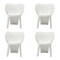 Homeroots Set Of Four White Heavy Duty Plastic Juvenile Chairs, 4PK 554661 - alternate 5