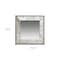 Homeroots 15" Brown Square Framed Antiqued Damask Accent Mirror 485126 - alternate 4