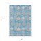 Homeroots 3' X 5' Sky Blue Gray And Ivory Polka Dot Washable Indoor Outdoor Area Rug 594280 - alternate 5