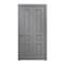 Sartodoors Sliding Closet Bi-fold Doors 64 x 96 inches, Ego 5012 Painted Grey Oak, Sturdy Tracks Moldings Tri EGO5012BF-SEK-64x96 (2* 32x96) - alternate 1