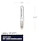 Bulbrite 500 Watt Halogen T4 Mini Bulb, Dimmable Mini-Candelabra Screw Base E11, 5 PK 860806 - alternate 3