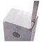 Leisuremod Arco Lamp with Marble Cube Base, White, White AL22W - alternate 5