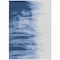 Homeroots 3' X 5' Navy Blue And Ivory Abstract Washable Indoor Outdoor Area Rug 601224 - alternate 4