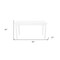 Homeroots 60" White Solid Wood Dining Table 548927 - alternate 7