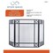 Simple Spaces Simple Space Fire Place Panel Screen, 3 Panels S38907BK - alternate 2