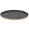 Service Ideas Modern Edge Round Serving Tray, 14in diamater, Rose Gold TRME14RIRG - alternate 1