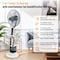 Edendirect 16 in. Misting Pedestal Fan with 12 wind-speed setting & 3 Modes, 1-7H Timer ZRYH-F65 - alternate 9