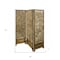 Homeroots 67" Brown Folding Three Panel Screen Room Divider 348673 - alternate 2
