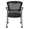 Office Star Products ProGrid Titanium Visitors Chair with Arms, Dillon Black 84540-R107 - alternate 9
