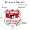 Signmission No Dumping Shield Sign This Property Is, 18 Inch X 18 Inch, Vinyl Decal SHI-D-18-393 - alternate 4