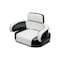 Uni Pro International Harvester 806 3-Piece Seat Cushion Kit, Original, Pleated Black & White Vin 7578 - alternate 1