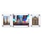 Azar Displays Floating Acrylic Gallery Wall Frame Set, 1" Stand off, Black, 3PK 105707-BLK - alternate 5