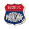 Signmission Russell's Workshop, 12 Inch X 12 Inch, Vinyl Decal SHI-D-12-489-RUSSELL - alternate 1