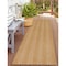 World Rug Gallery Herringbone Stripe Reversible Jute-Look Indoor/Outdoor Rug 2 ft x 7 ft Natural WR185NATURAL2X7 - alternate 1