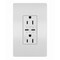 Legrand radiant Series Outlet, 2-Pole, 15 A, 125 V, 2-USB Port, USB-C USB, NEMA: NEMA 5-15R R26USBPDWCC6 - alternate 4