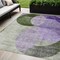 Homeroots 5' X 8' Lavender Purple And Green Geometric Washable Indoor Outdoor Area Rug 604918 - alternate 1