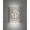 Luxury Lighting Mirage Flats 13 in Ceramic Outdoor Wall Light, Palm Tree Cutouts, Paintable White Bisque Finish, 2PK (2) 102-22B-W-ud-7-17 - alternate 1