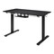 Office Star Products Primo 48in Desk, Black Carbon Fiber PMO4824GD-BCF - alternate 5