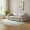 Homeroots 71in Dark Gray and Silver Italian Leather Loveseat 720480 - alternate 9