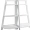 Homeroots 47" White Six Tier Etagere Bookcase 489810 - alternate 5