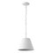 Jonathan Y Harper 12" 1-Light Industrial Farmhouse Adjustable Tapered Cone Empire Metal LED Pendant, White JYL7586C - alternate 9