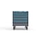 Strong Hold 5 drawer cabinet - (2x 3in, 2x 4in, 1x 6in) - Blue accents - Electronic Lock S3036-PCRAS-0502FS - alternate 1