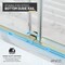 Anzzi 76 in. x 56-60in. Frameless Sliding Shower Door in Brushed Gold , 3/8in 10mm Tempered Clear Glass SD-AZ21-02BG - alternate 10