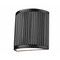 Z-Lite Stari 1 Light Wall Sconce, Matte Black/Frosted, 8 In W 1013S-MB-LED - alternate 1
