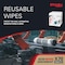 Wypall WypAll PowerClean X70 Medium Duty Cloths (41200), Quarterfold, Long Lasting Towels, White, PK12 41200 - alternate 17