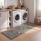 Jonathan Y Arabella Vintage Floral Border Non-Slip Machine-Washable Green/Brown 2 ft. x 8 ft. Runner Rug VOR107H-28 - alternate 5