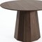 Homeroots 46" Brown Wood Pedestal Base Round Top Dining Table 720961 - alternate 3
