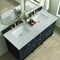 James Martin Vanities Lorelai 60'' D Vanity, Black Onyx w/ Jasmine Pearl Silestone Top w/FreePower Wireless Charger 424-V60D-BKO-FEJP - alternate 9