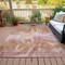 Homeroots 10' X 14' Copper And Ivory Abstract Washable Indoor Outdoor Area Rug 631340 - alternate 7