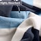 Lavish Home 2-Piece Towel Set Extra Large Bath Towels100% Cotton Bathroom Accessories Absorbent Bath Sheets 67-0023-NBS - alternate 4