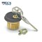 Ecs Hardware Durable Premium Mortise Cylinder, 1-1/8 in 10B Oil Rubbed Bronze / Black KW1 ECSH-MC02-10B-KW1 - alternate 4